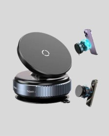 Resim Mıknatıslı Araç Telefon Tutucu Vakum Teknolojili 360 Ayarlanabilir Çok Renkli 