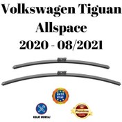 Resim Volkswagen Tiguan Allspace 2020 2021 Uyumlu Araca Özel Ön Cam Muz Tipi Silecek Süpürgesi Takımı 65/53cm 2li Set Silbak 