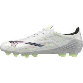 Resim Mizuno Alpha 2 Pro Erkek Krampon Beyaz / Gri Çok Renkli 