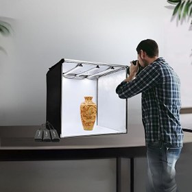Resim GDX Pro II 3 LED Işıklı Ürün Çekim Çadırı 40X40 CM 