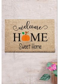 Resim Co Co Malenge 40x60 cm Doğal Ko ko Kıl paspas,Hindistan Naturel Kapı Önü Paspası 