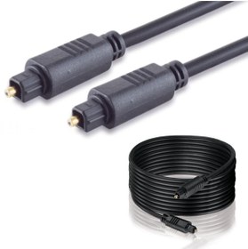 Resim IRENIS Fiber Optik Kablo Toslink Optik Ses Kablosu, Ekstra Kalın, 10 Metre 