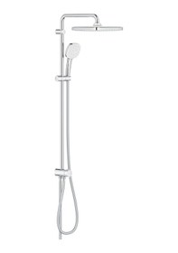 Resim Grohe Tempesta Cosmopolitan System 250 Cube Duvar Bağlantılı, Divertörlü Duş Sistemi - 26694001 Gümüş 