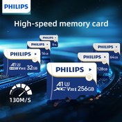 Resim Çok Hızlı Micro SD Kartlar - 8GB/16GB/32GB/64GB/128GB, Çok Amaçlı Mini SDHC/SDXC Kartlar, Dronlar, Projeksiyonlar, Akıllı Cihaz Depolama Genişletmesi için Hızlı Okuma/Yazma 