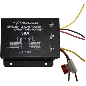 Resim Navigold 24v-12v 30amper Oto Konvertör 24v Dc / 12v Dc 