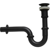 Resim Filo FÜME SİYAH LAVABO SİFONU ESLİ POP UP ÖZELLİKLİ -LÜX , %100 PİRİNÇ 