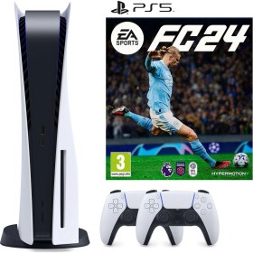 Resim Sony Playstation 5 + 2.Dualsense + PS5 Fc 24 