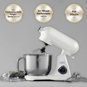 Resim Karaca Powercast Chef Döküm Stand Mikser Cream Mutfak Şefi 1800W 6,2 Lt 