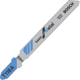 Resim Bosch Metal Kesim Dekupaj Testere Bıçağı Bıçak T118A 