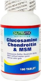 Resim Nutrivita Glukosamine Chondroitin & MSM 180 Tablet 