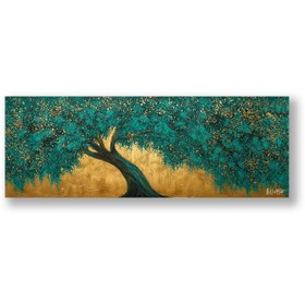 Resim Yeşil Yapraklı Ağaç - 200x70 