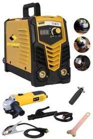 Resim Sturdy Power Tools Special Techny 200 Amp Dijital Göstergeli Taşlama Ile Beraber Invertör Kaynak Makinası 