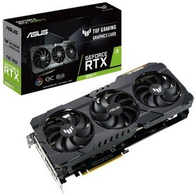 Resim Asus NVIDIA GeForce RTX 3060 Ti TUF Gaming OC TUF-RTX3060TI-O8G-GAMING 8 GB GDDR6 256 Bit Ekran Kartı 
