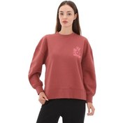 Resim Timberland Brushed Chest Graphıc Crew Sweatshırt Kadın Sweatshirt Pembe 