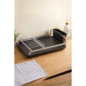 Resim Feyza Design Döndürülebilir Alüminyum Bulaşıklık, Su Tahliye Sistemi 39X28X15,55CM 