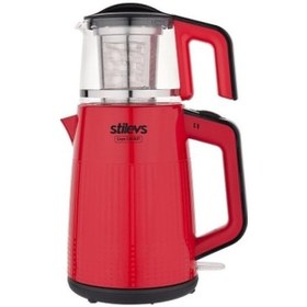 Resim Novahub Stilevs Çays Cm-37 Cam Çay Makinesi - Siyah 