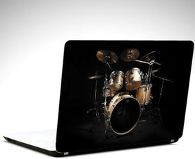 Resim Drum Set Laptop Sticker 12 İnch (29X24CM) 