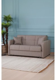 Resim Kilim Mobilya Adonis XL Yataklı Kanepe 160 Açık Kahve 