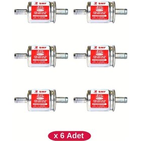 Resim Smf Lpg Otogaz Filtresi 12X12 (6 Ad. ) Cangas ,Zavolli ,Atiker ,Akl ,Aldesa ,Mimgas, Vikars Uyumlu Çok Renkli 