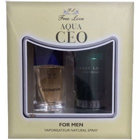 Resim Free Love Aqua Ceo Leo Erkek Parfüm EDT 60 ML + Sprey Deodorant 150 ML 
