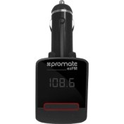 Resim Promate EzFM Fm Transmitter Uzaktan Kumandalı Usb Şarj Çıkışlı Premium Hızlı ve Ücretsiz Kargo - 2 Yıl Garantili - Fm Transmitter
