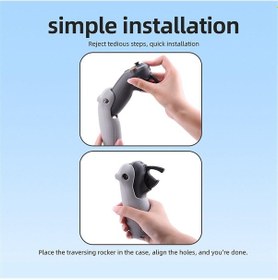 Resim Avata 2 Rocker Koruyucu Kılıf Drone Aksesuarları Siyah İçin Silikon Kılıf Kılıfı 