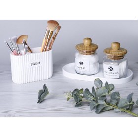 Resim Grooved İkili Diş Fırçalık Beyaz 