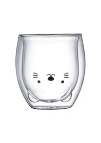 Resim Çift Cidarlı Tasarım Cam Bardak 2'Li Bardak 