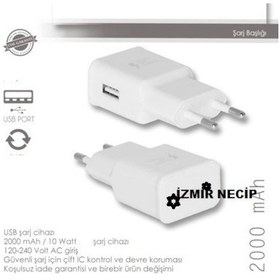 Resim Tabletler Için Şarj Şarz Özellikli Adaptör Başlık 2 Amper 