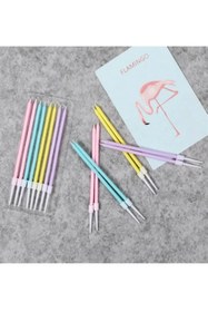 Resim Makaron Renkler Pasta Mumu 8 li 