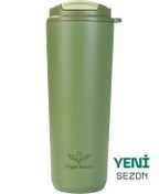 Resim Fagel Fenix 710 ml Triple Sip Vibrant Forest Çift Katmanlı Paslanmaz Çelik Termos Matara 