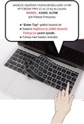 Resim Mcstorey Laptop Macbook Pro Kılıf Klavye Koruyucu (US TO TR) 13inç A1708 - 12inç A1534 Ile Uyumlu 