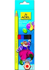 Resim Adel Hexa Jumbo 6 Renk Kuru Boya 