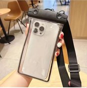 Resim Hightower Siyah 1 Adet Yüksek Kaliteli Dokunmatik Telefon Kılıfı Ayarlanabilir Askılı Dayanıklı Pvc Yüzme Dalış Çantası Seyahat Outdoor Siyah 