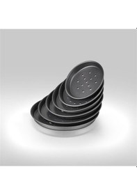 Resim Delikli Pizza Tava 30 Cm Gümüş 