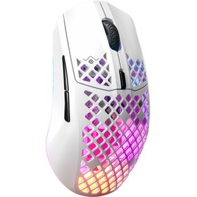 Resim SteelSeries Aerox 3 Snow Kablosuz Gaming Mouse 18000 DPI Oyun İçin Kablosuz Bağlantı 