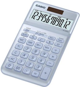 Resim Casio JW-200SC-BU 12 Hane Mavi Masa Üstü Hesap Makinesi 