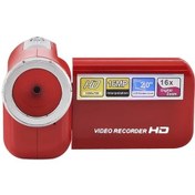 Resim Sunshine011 Red Kompakt Hd Dijital Video Kamera 2 Ips Ekran 720p Hd 16mp 8x Dijital Zum Youtube Vlog Seyahat Usb Güçlü Hafif 