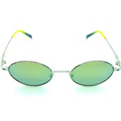 Resim OPTİNEST Unisex Çocuk Yeşil Aynalı Metal Polarize Güneş Gözlüğü Eco129 
