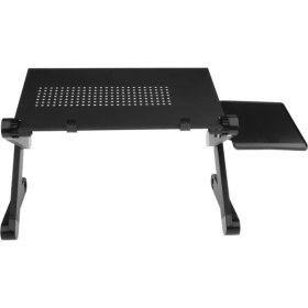 Resim Perfect Ayarlanabilir Katlanır Dizüstü Bilgisayar Defteri Ofis Masası Stand Yatak Tepsisi Soğutma Standart Soğutma Deliği (Yurt Dışından) 