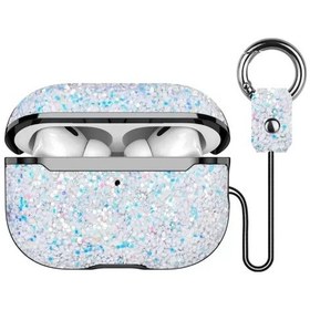 Resim Mepa Onegif Apple Uyumlu AirPods 2 2.nesil Bright Simli Apple Uyumlu AirPods Kapak - Gümüş Najmaddin 
