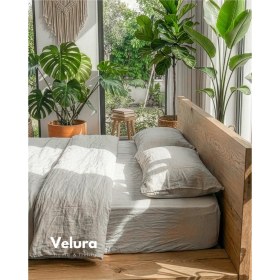 Resim Velura Home & Living Voga Karyola- Naturel 