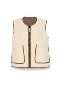 Resim Timberland Sherpa Fleece Vest Kadın Ceket Tb0a5n2xefl1 Angora 