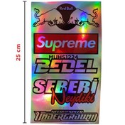 Resim Hologram Sticker Karışık M-3 15x25cm - 5 Parça Set 