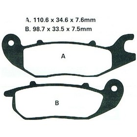 Resim Disk Balata Ön Cbr125 R, Cbf125, Lifan 50, Lifan 125 