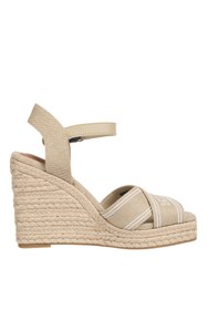 Resim Tommy Hilfiger Tommy Hilfiger Bej Kadın Bej Kadın Dolgu Topuk Ayakkabı FW0FW08668 Dolgu Topuk Ayakk 