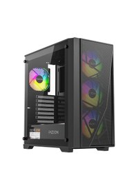 Resim Fazeon F12 650w+ Bronze Mesh 4x120mm Argb Fanlı Bilgisayar Kasası 