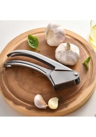 Resim Wondernest Tipi Sarımsak Presi, Paslanmaz Çelik Manuel Mutfak Ekipmanı, El Lichen 430 Ln 