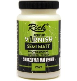 Resim Su Bazlı Yarı Mat Vernik 250 Cc Kavanoz 