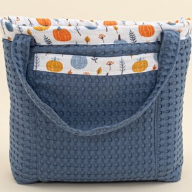 Resim Bebek Bakım Çantası - İndigo Havuz - Mavi Balkabağı 